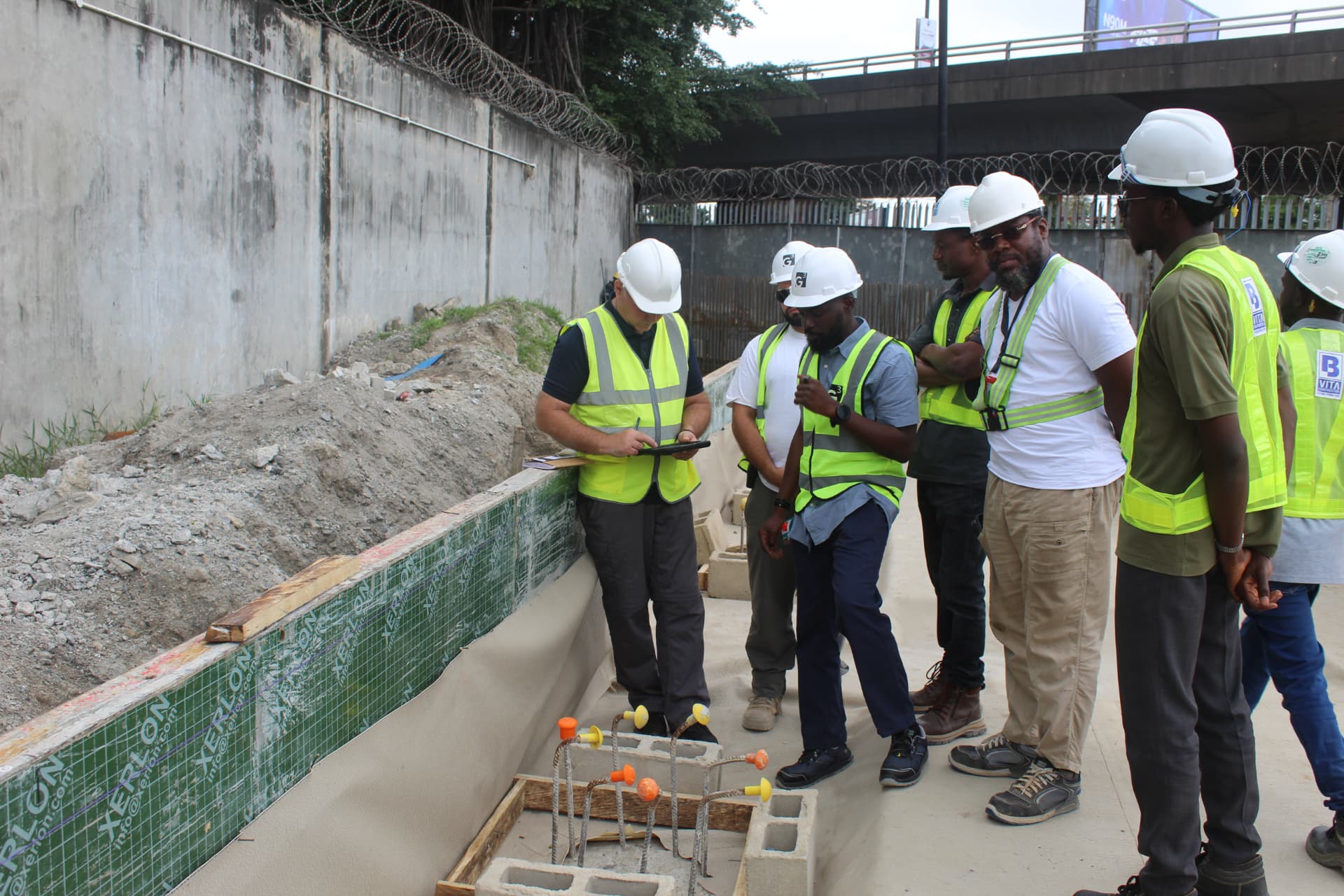 Sikaproof membrane installation at the British High Commission, Lagos — photo 23