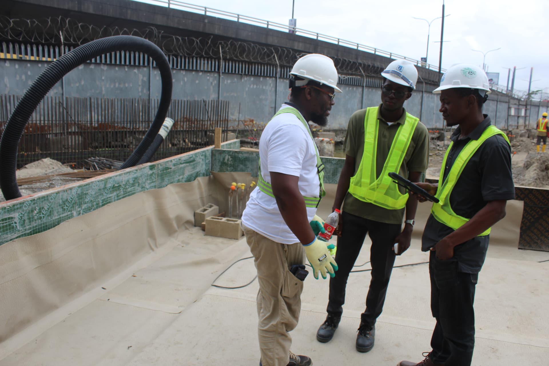 Sikaproof membrane installation at the British High Commission, Lagos — photo 20