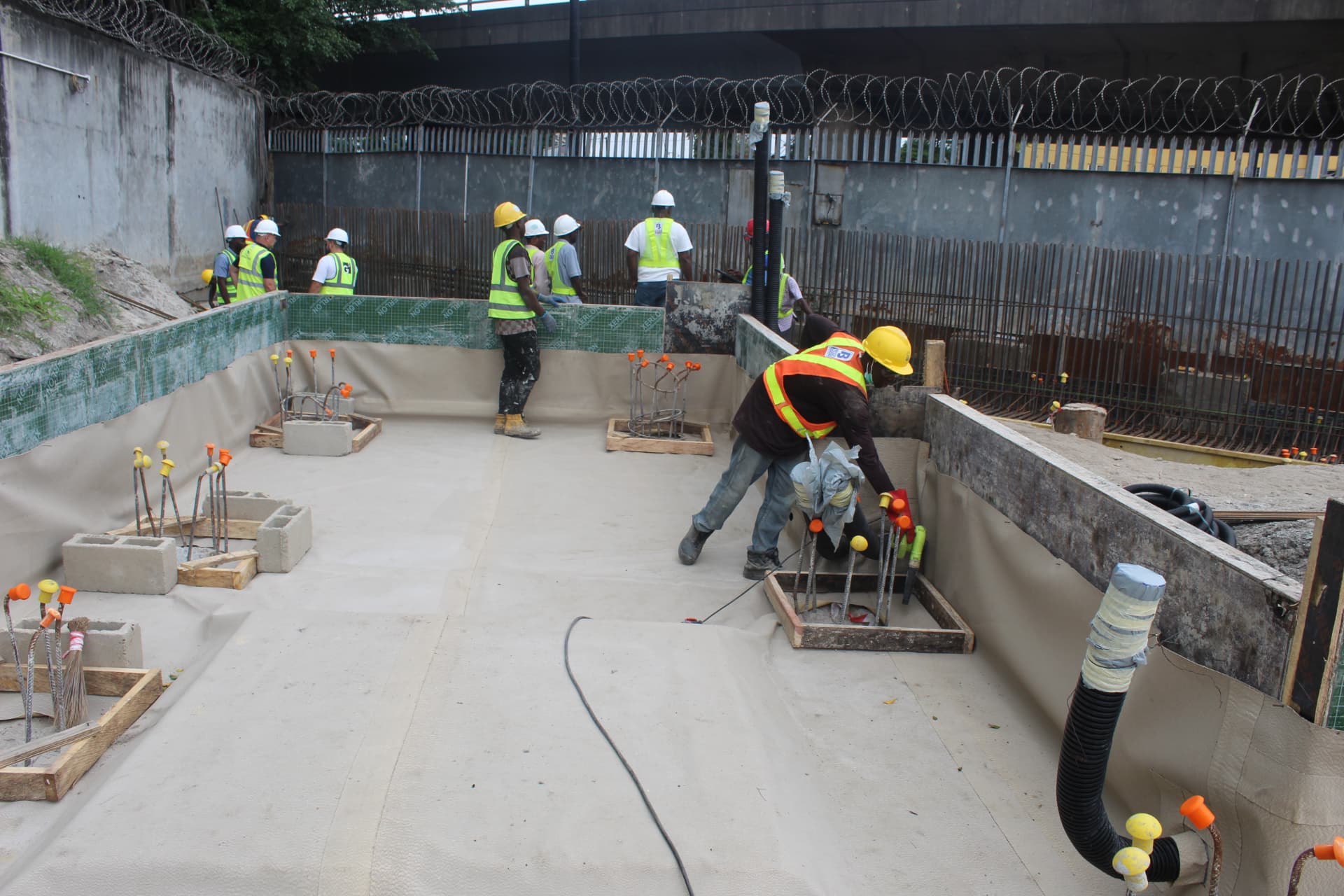 Sikaproof membrane installation at the British High Commission, Lagos — photo 19