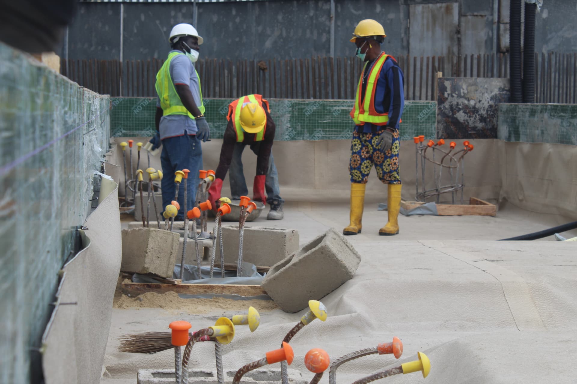 Sikaproof membrane installation at the British High Commission, Lagos — photo 18