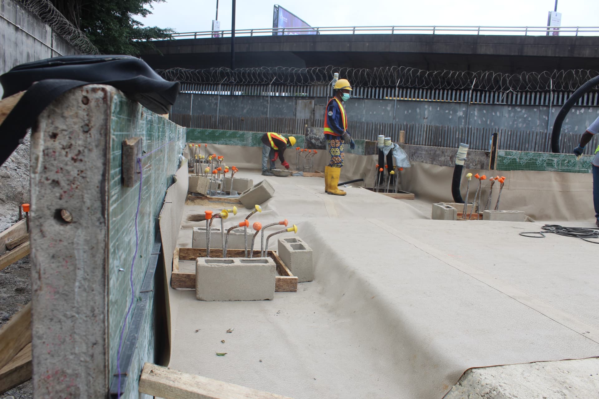 Sikaproof membrane installation at the British High Commission, Lagos — photo 17