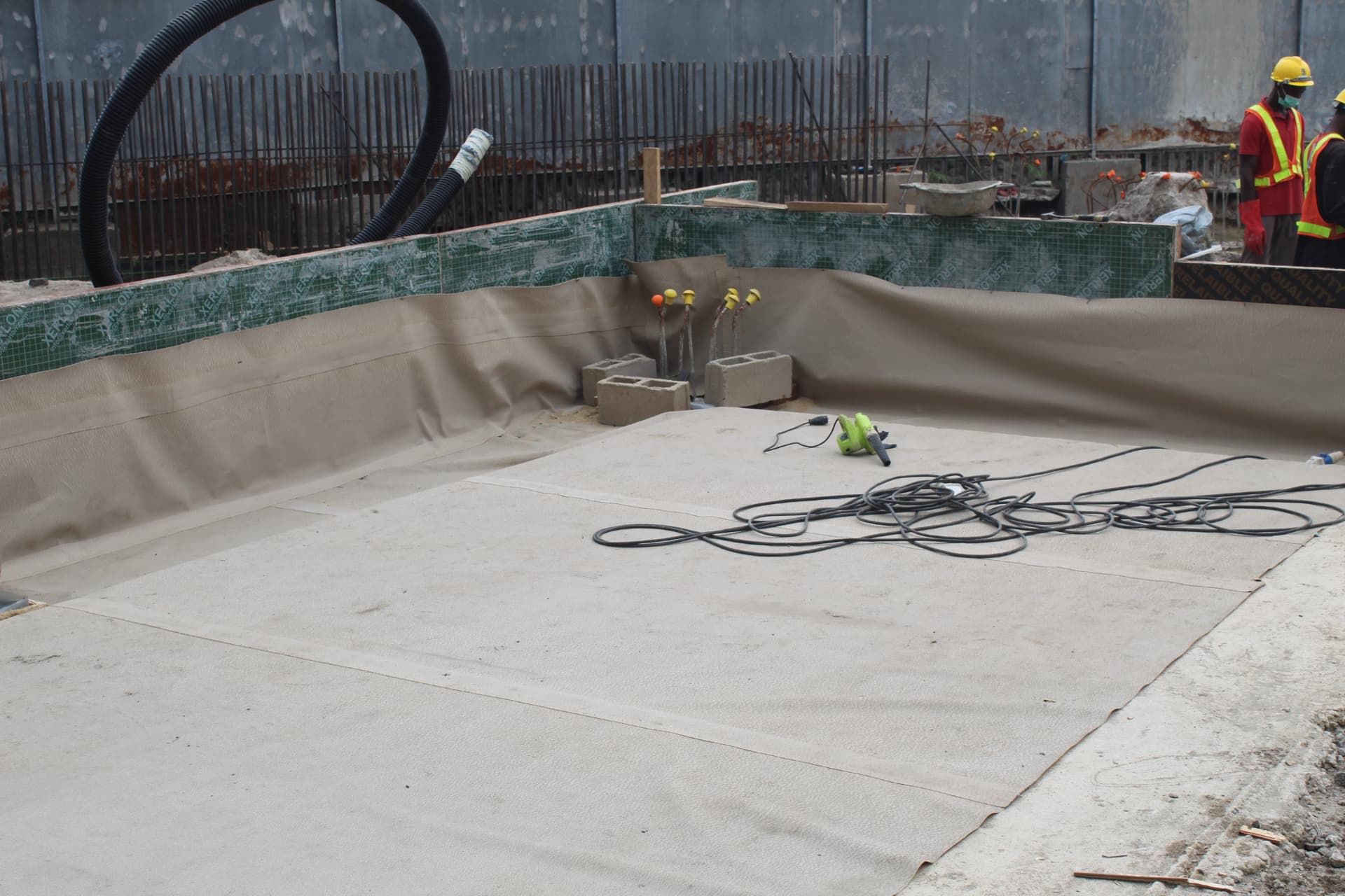 Sikaproof membrane installation at the British High Commission, Lagos — photo 14