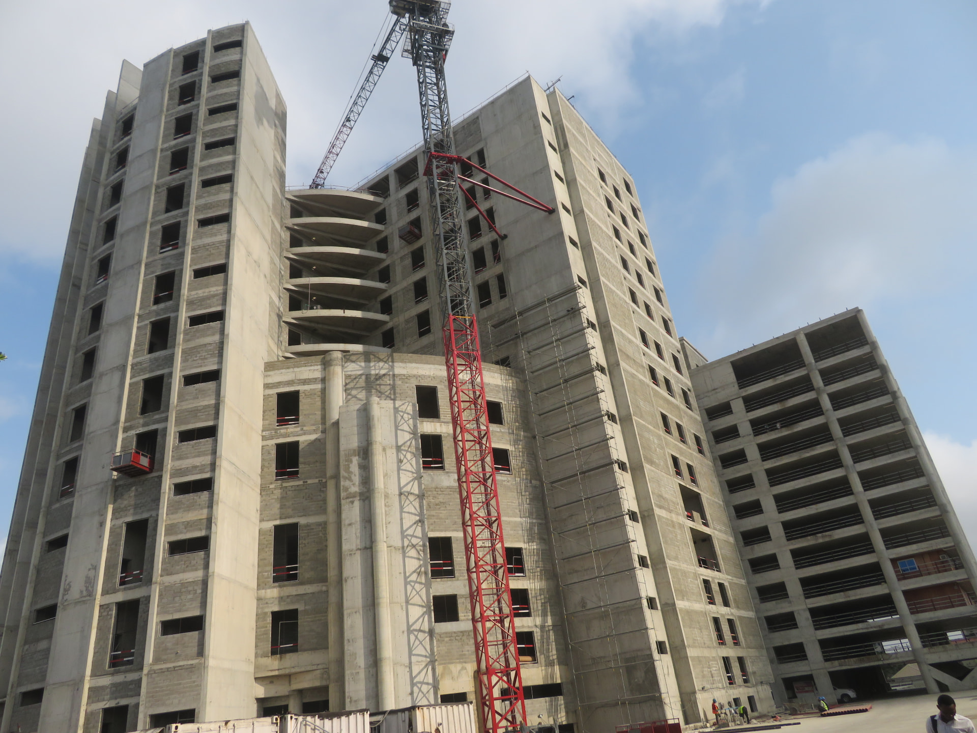 Imperial Works high-rise construction project under way